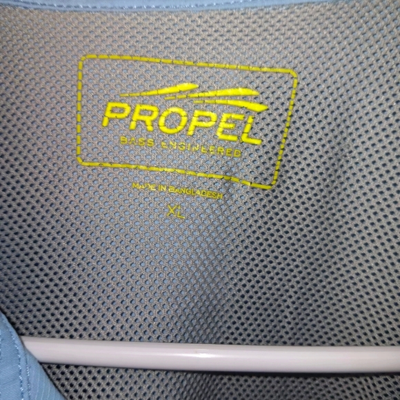 Bass Propel Men's Fishing Shirt EUC - Picture 3 of 6